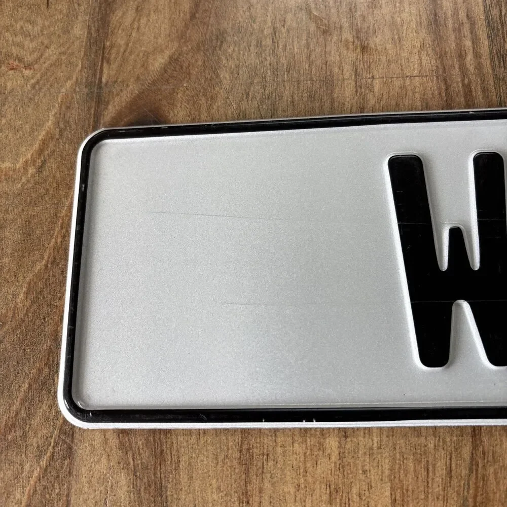 Wicked European License Plate - Dorm, Game Room sign